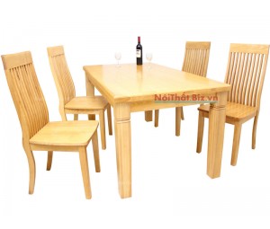 Bộ bàn ghế ăn gỗ Sồi