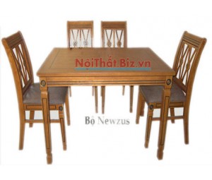 Bộ bàn ghế ăn Newzus