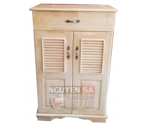 Shoe storage cabinet by wood (2 doors)