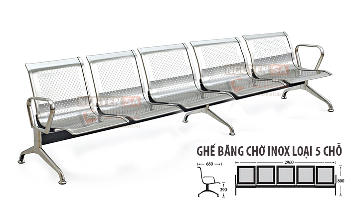 ghe bang cho inox loai 5 cho