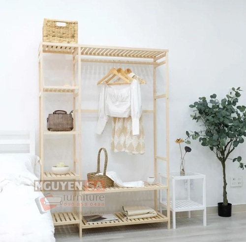 kệ treo quần áo phong cách Hàn Quốc