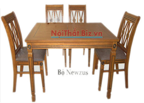 Bộ bàn ghế ăn Newzus